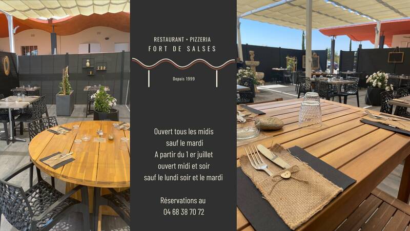 Restaurant Pizzéria du Fort de Salses accepte les chiens à Salses-Le-Château