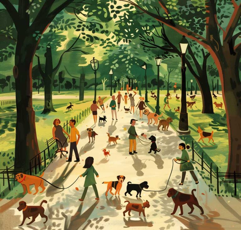 bien fait promenade pour chien