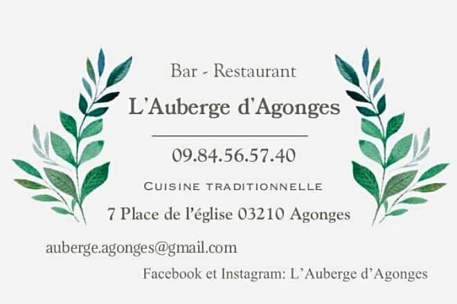 L'Auberge d'Agonges accepte les chiens à Agonges