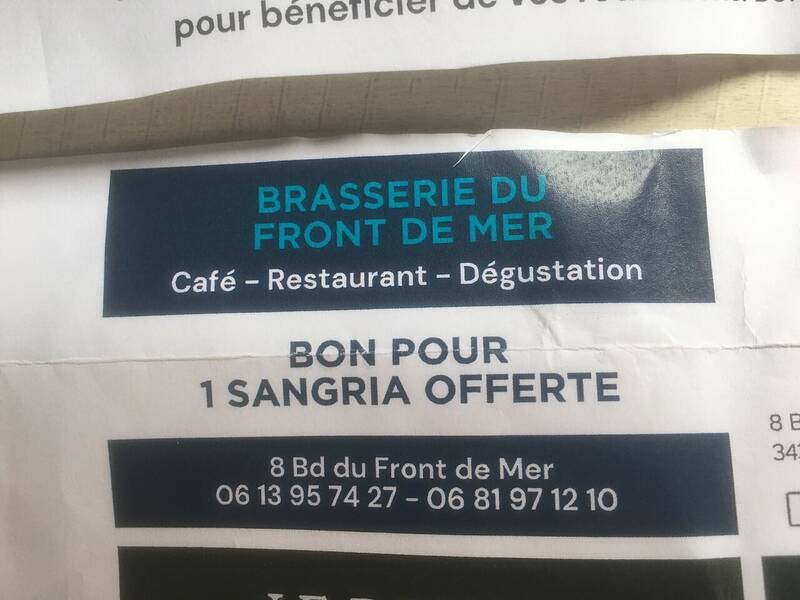 Brasserie Du Front De Mer accepte les chiens à Le Grau d'Agde