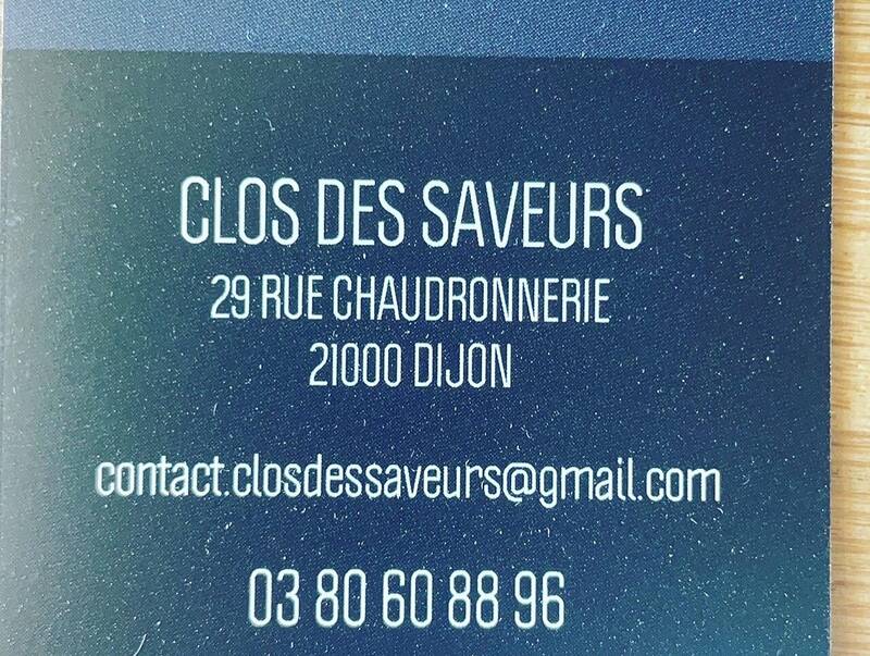 Clos Des Saveurs accepte les chiens à Dijon