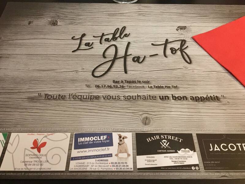 La Table Ha-Tof accepte les chiens à La Madeleine