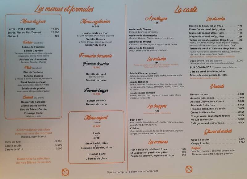 brasserie courrier sud accepte les chiens à Mérignac