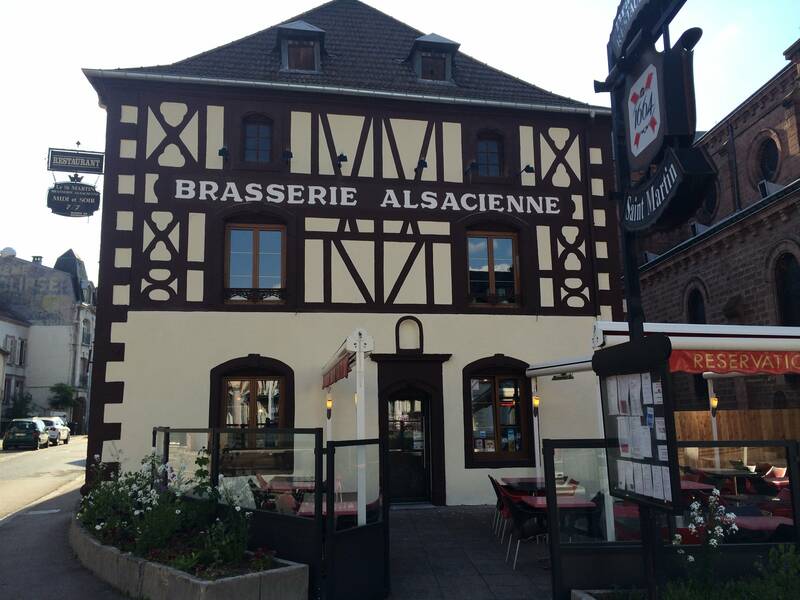 Restaurant Brasserie Alsacienne Saint-Martin accepte les chiens à Saint-Die-des-Vosges