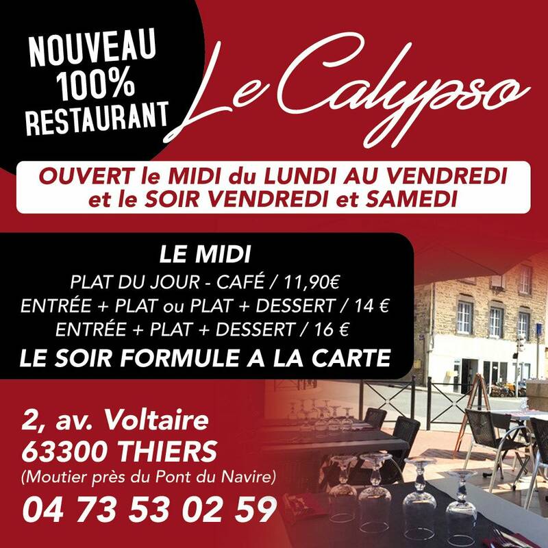 Le Calypso accepte les chiens à Ville de Thiers