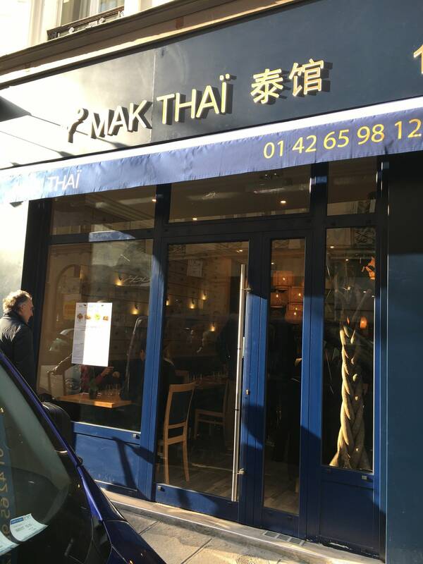 Mak Thai accepte les chiens à Paris