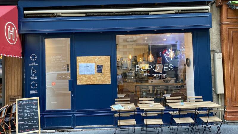 Popotes, Cantine Respectueuse Assas 6eme accepte les chiens à Paris