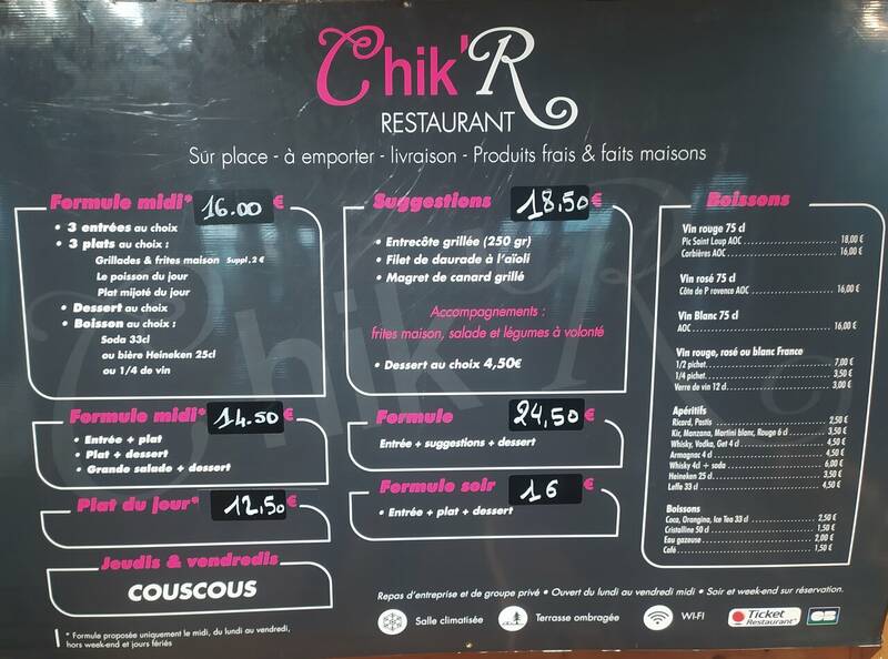 Chik'R restaurant accepte les chiens à Toulouse