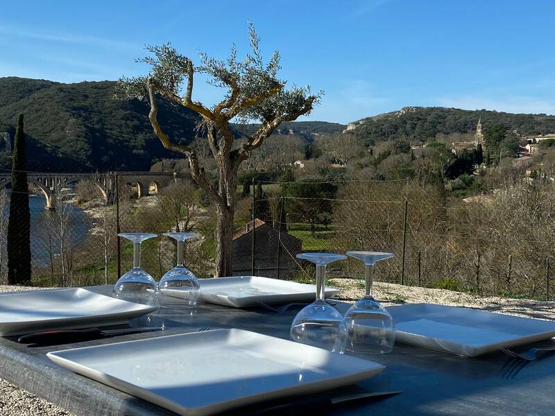 Restaurant Le Barralet accepte les chiens à Collias