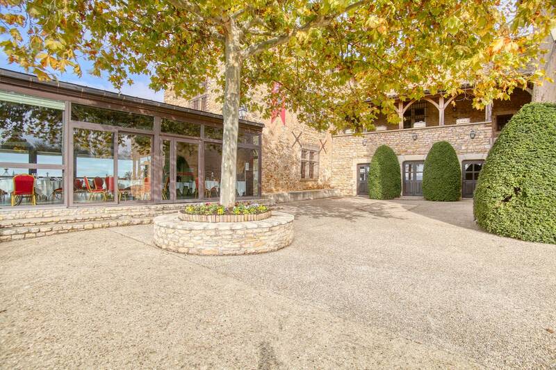 Restaurant Chateau Saint Julien accepte les chiens à Frontonas