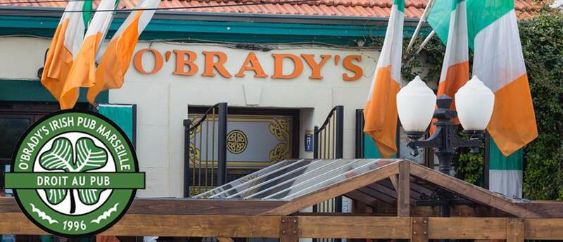 O'BRADY'S Irish Pub accepte les chiens à Marseille